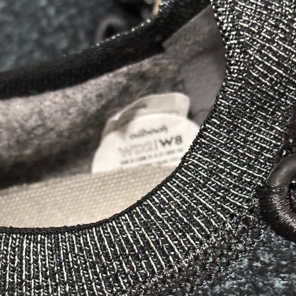 NIB Allbirds Wool Dasher 2 Mizzle NIB Natural Black with Bark Grey Soles - Picture 10 of 10